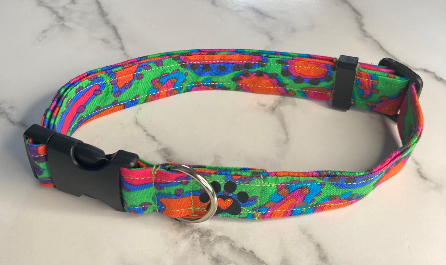 Bright dog lead, handmade dog lead, cute dog lead, dog lead, matching dog lead, handmade dog accessories