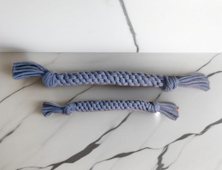 Dog tug toy, recycled, eco-friendly, handmade dog toy, pull toy, puppy teething toy