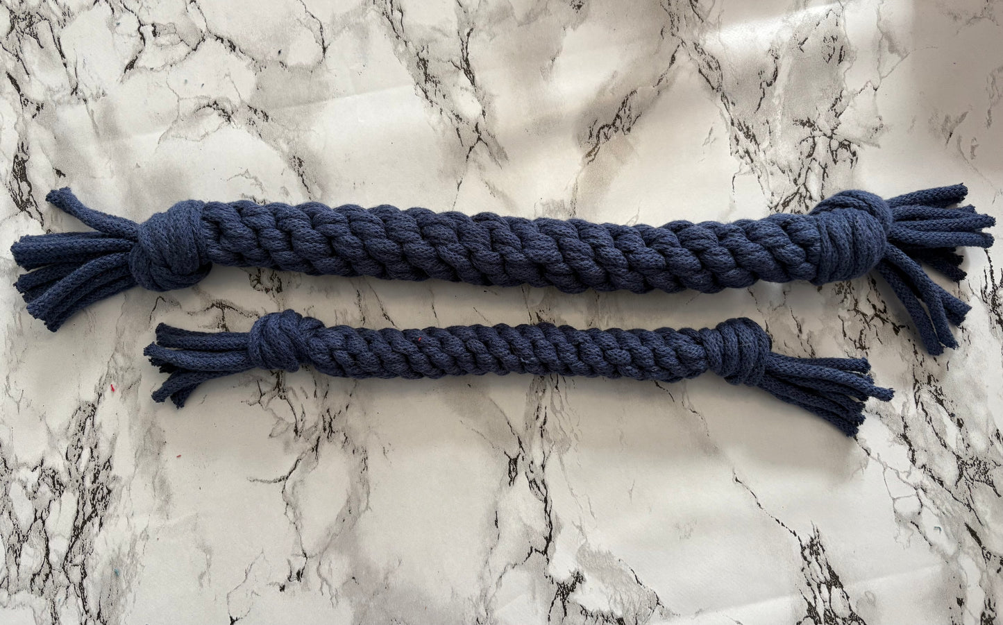 Eco-Friendly Straight Dog Tug Toy – Recycled Cotton Pull Toy