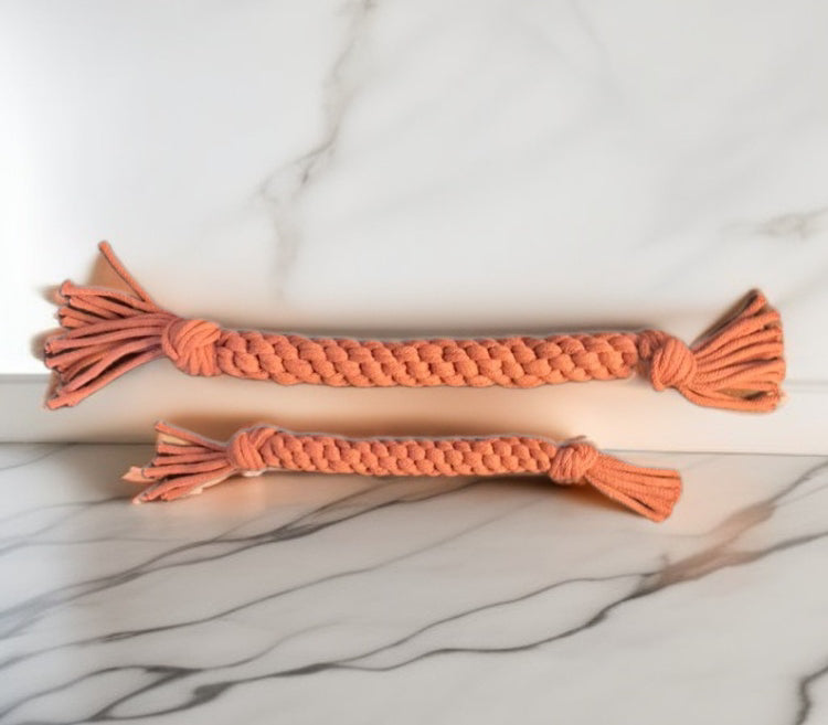 Dog tug toy, recycled, eco-friendly, handmade dog toy, pull toy, puppy teething toy
