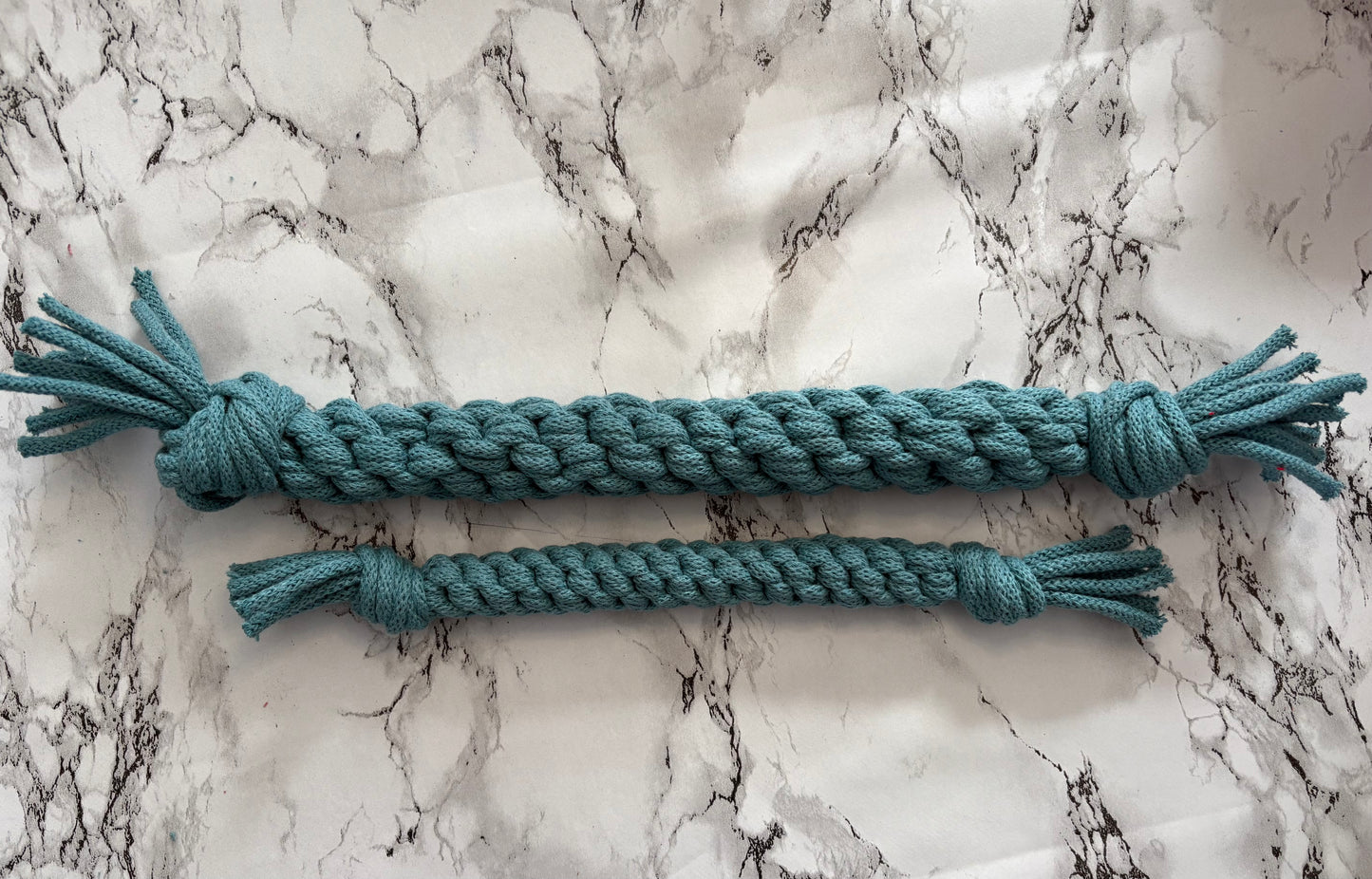 Eco-Friendly Straight Dog Tug Toy – Recycled Cotton Pull Toy