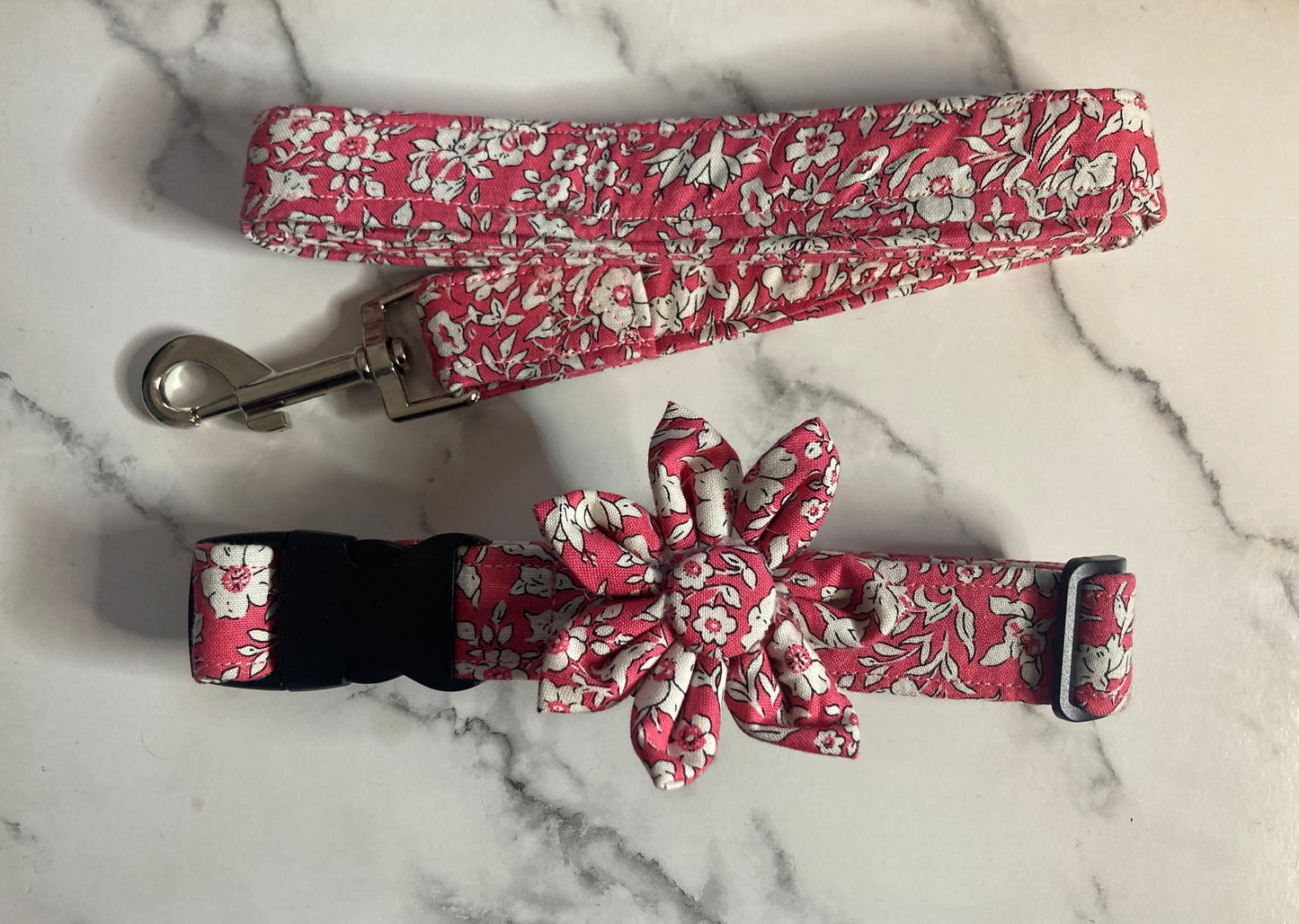 Pink Liberty Dog Collar Flower: Pet Collar Accessory